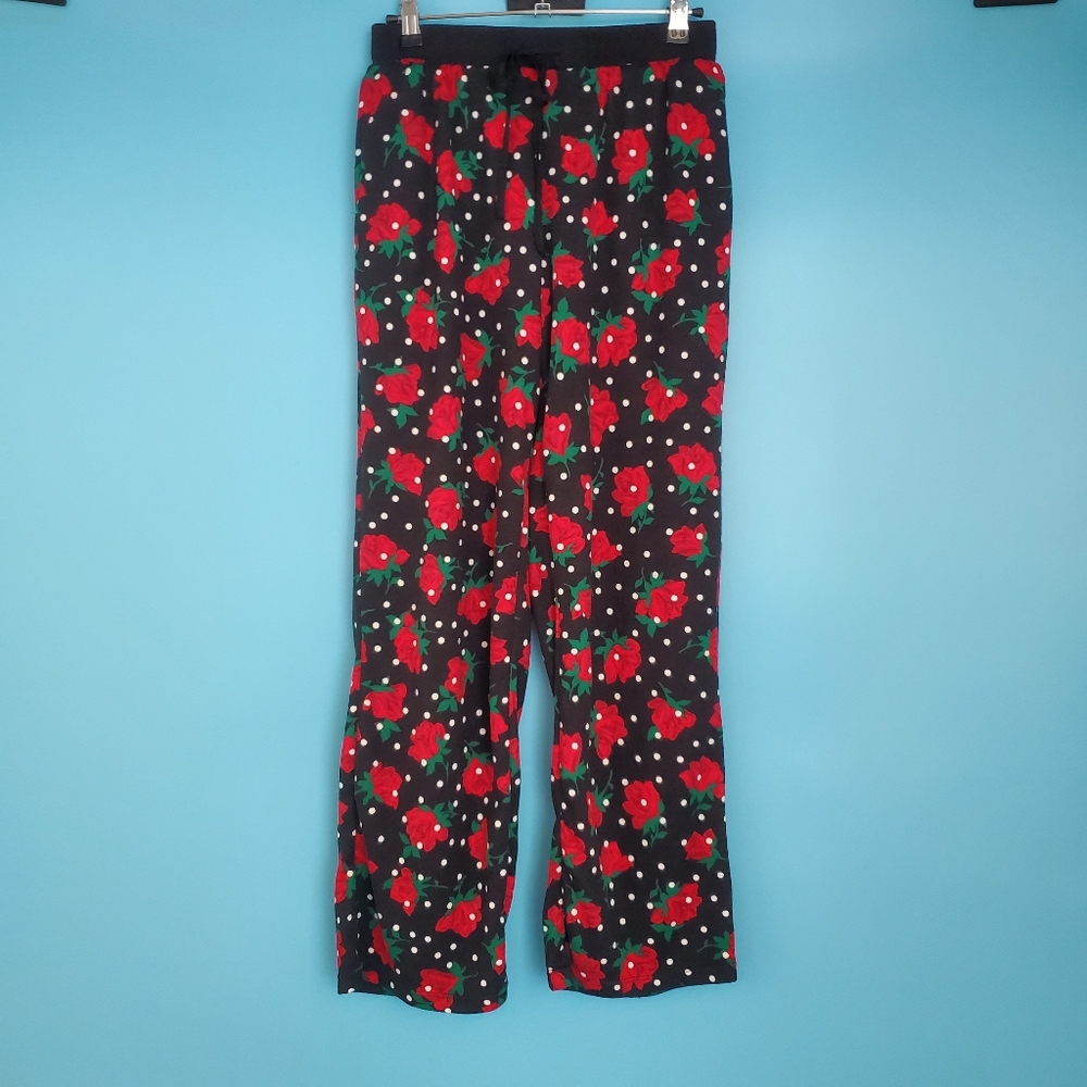 Kate Spade Pajama Pants Size Small Velvet Floral